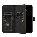 Rhombus Texture Zipper Wallet Leather Phone Case, For Samsung Galaxy Z Fold4, For Samsung Galaxy Z Fold3
