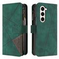 Rhombus Texture Zipper Wallet Leather Phone Case, For Galaxy Z Fold8 5G, For Samsung Galaxy Z Fold7, For Samsung Galaxy Z Fold6, For Samsung Galaxy Z Fold5