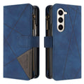 Rhombus Texture Zipper Wallet Leather Phone Case, For Galaxy Z Fold8 5G, For Samsung Galaxy Z Fold7, For Samsung Galaxy Z Fold6, For Samsung Galaxy Z Fold5