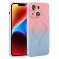 Liquid TPU Silicone Gradient MagSafe Phone Case