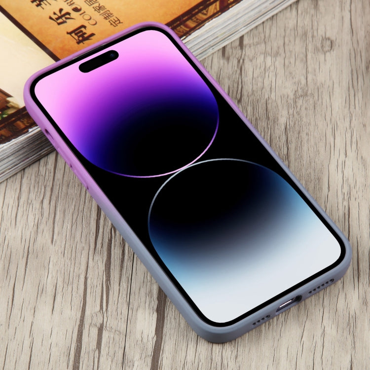 For iPhone 16 Plus Liquid TPU Silicone Gradient MagSafe Phone Case