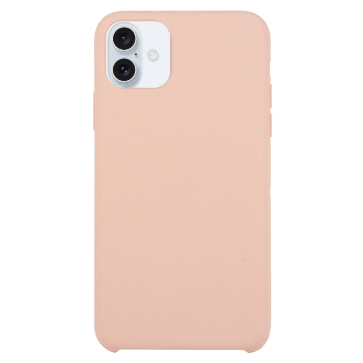 For iPhone 16 Solid Silicone Phone Case