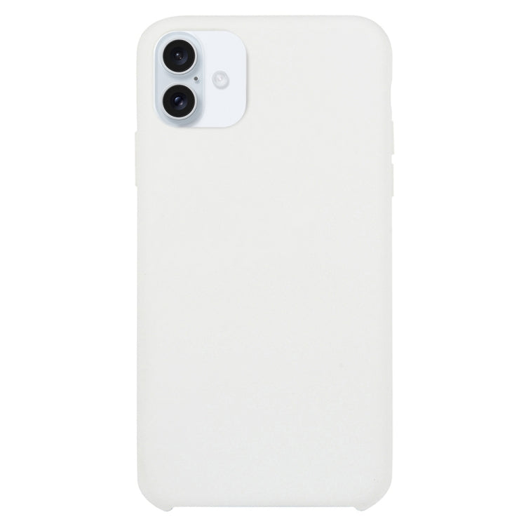 For iPhone 16 Solid Silicone Phone Case