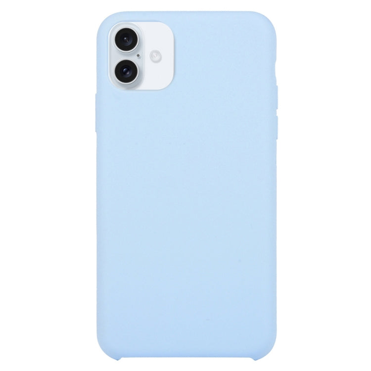 For iPhone 16 Solid Silicone Phone Case