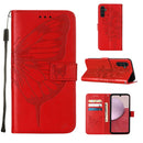 For Samsung Galaxy S23 FE 5G Embossed Butterfly Leather Phone Case