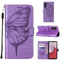 Embossed Butterfly Leather Phone Case, For Samsung Galaxy A24 4G