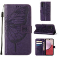 Embossed Butterfly Leather Phone Case, For Samsung Galaxy A24 4G