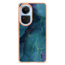 For OPPO Reno 10 5G Electroplating Marble Dual-side IMD Phone Case