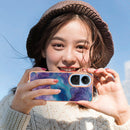 For OPPO Reno 10 5G Electroplating Marble Dual-side IMD Phone Case