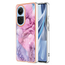 For OPPO Reno 10 5G Electroplating Marble Dual-side IMD Phone Case