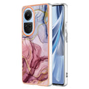 For OPPO Reno 10 5G Electroplating Marble Dual-side IMD Phone Case