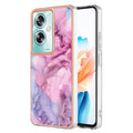 For OPPO A79 5G Electroplating Marble Dual-side IMD Phone Case