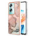 For OPPO A79 5G Electroplating Marble Dual-side IMD Phone Case