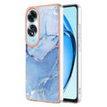 For OPPO A60 4G Electroplating Marble Dual-side IMD Phone Case