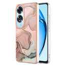 For OPPO Reno 10 5G Electroplating Marble Dual-side IMD Phone Case
