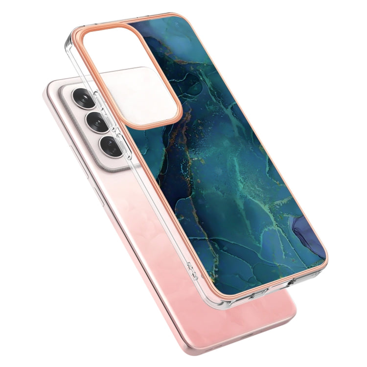 For OPPO Reno 11 F 5G Electroplating Marble Dual-side IMD Phone Case