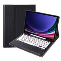 For Samsung Galaxy Tab S10+ Detachable Bluetooth Keyboard Leather Tablet Case with pen holder