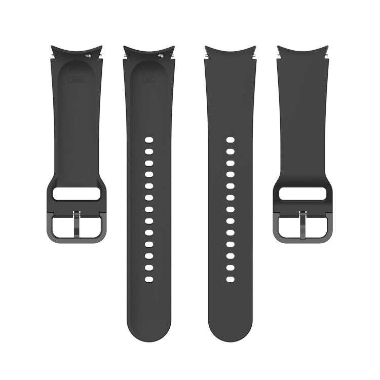 For Samsung Galaxy Watch 6 / 6 Classic Solid Color Buckle Silicone Watch Band