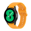 For Samsung Galaxy Watch 6 / 6 Classic Solid Color Buckle Silicone Watch Band