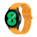 For Samsung Galaxy Watch 6 / 6 Classic Solid Color Buckle Silicone Watch Band