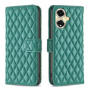 Diamond Lattice Wallet Leather Flip Phone Case, For OPPO A59 5G