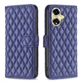 Diamond Lattice Wallet Leather Flip Phone Case, For OPPO A59 5G