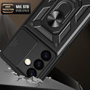 For Samsung Galaxy S24 FE 5G Sliding Camera Cover Design TPU+PC Phone Case