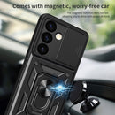 For Samsung Galaxy S24 FE 5G Sliding Camera Cover Design TPU+PC Phone Case