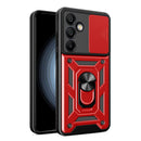 For Samsung Galaxy S24 FE 5G Sliding Camera Cover Design TPU+PC Phone Case