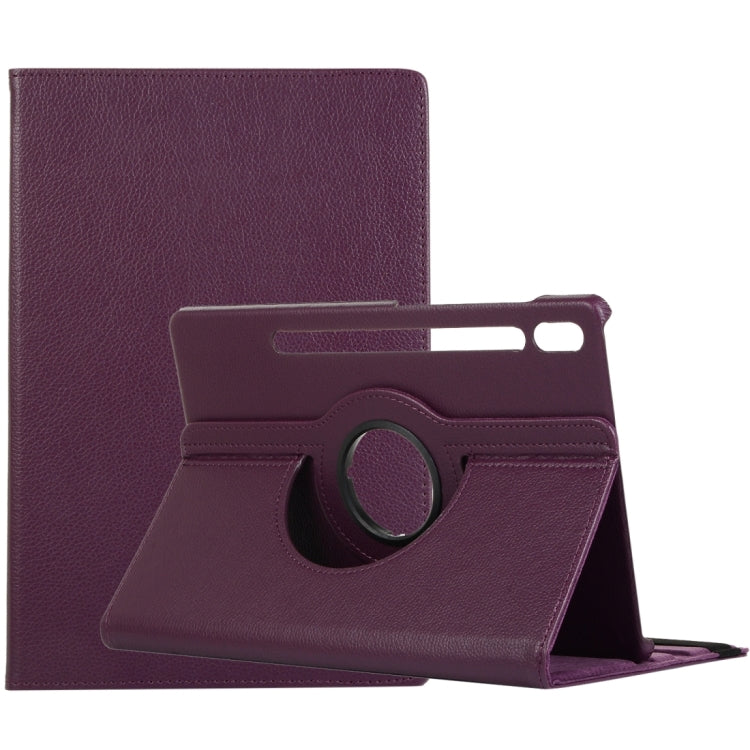 Litchi Texture 360 Degrees Rotation Holder Leather Tablet Case