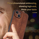 AZNS 3D Embossed Skin Feel Phone Case, For iPhone 15