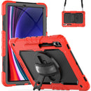 For Samsung Galaxy Tab S9+ / S8+ Silicone Shockproof + PC Tablet Case