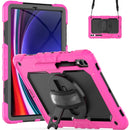 For Samsung Galaxy Tab S9+ / S8+ Silicone Shockproof + PC Tablet Case