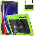 For Samsung Galaxy Tab S9+ / S8+ Silicone Shockproof + PC Tablet Case