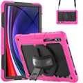 For Samsung Galaxy Tab S9+ / S8+ Silicone Shockproof + PC Tablet Case