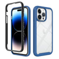 For Apple iPhone 15 Pro Max Shockproof TPU Clear PC Phone Case