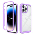 For Apple iPhone 15 Pro Max Shockproof TPU Clear PC Phone Case