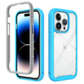 For Apple iPhone 15 Pro Shockproof TPU Clear PC Phone Case