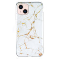 For iPhone 15 Marble Cover TPU Phone Case