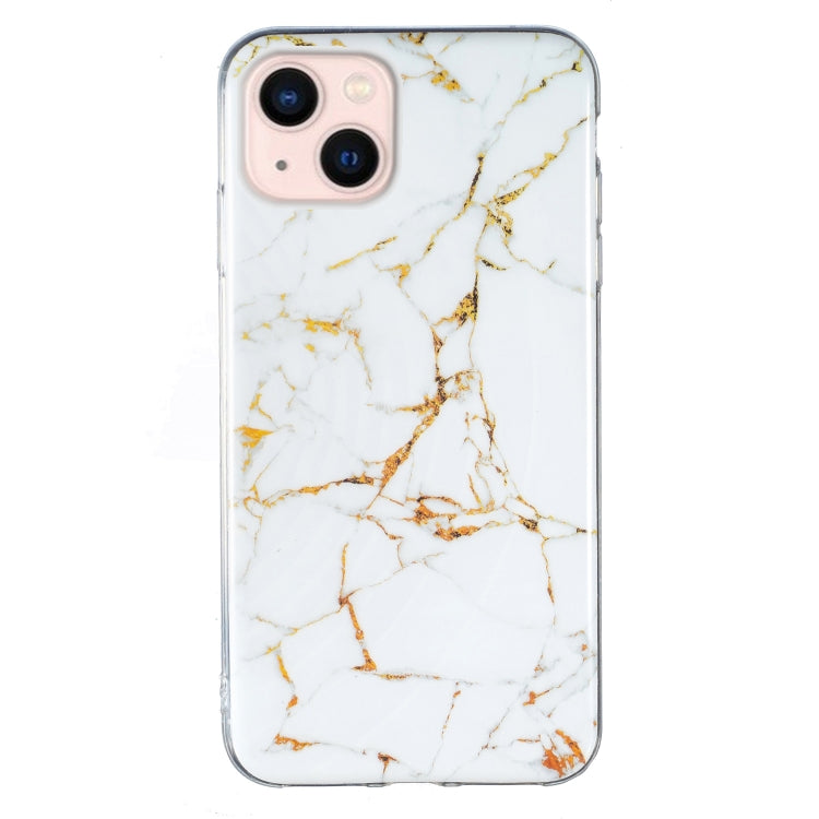 For iPhone 15 Plus Marble Cover TPU Phone Case