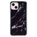 For iPhone 15 Marble Cover TPU Phone Case