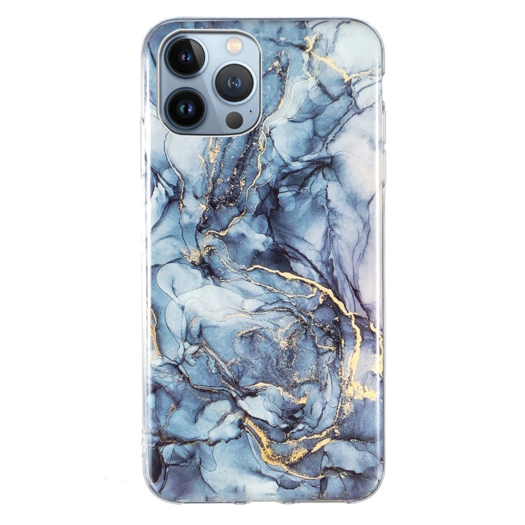 For iPhone 15 Pro Marble Cover TPU Phone Case