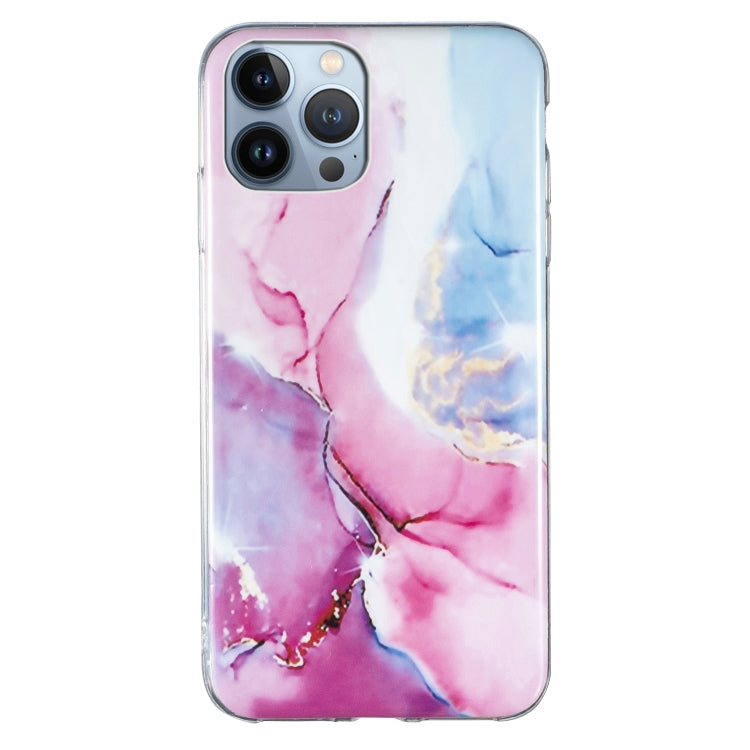 For iPhone 15 Pro Marble Cover TPU Phone Case