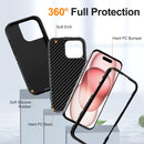 For iPhone 16 Pro Max Life Waterproof Rugged Phone Case