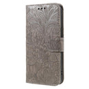 Lace Flower Embossing Flip Leather Phone Case, For iPhone Air, For iPhone 16 Pro Max, For iPhone 16 Pro, For iPhone 16 Plus