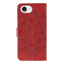 Sun Mandala Embossing Leather Phone Case, For iPhone 16e / 17e, For iPhone 17 Pro Max, For iPhone 17 Pro