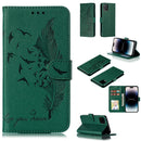 Feather Pattern Litchi Texture Leather Phone Case, For iPhone 15 Pro Max, For iPhone 15 Pro, For iPhone 15 Plus, For iPhone 15