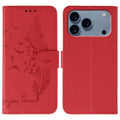 Feather Pattern Litchi Texture Leather Phone Case, For iPhone 17 Pro Max, For iPhone 17 Pro, For iPhone 17, For iPhone Air