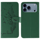 Feather Pattern Litchi Texture Leather Phone Case, For iPhone 17 Pro Max, For iPhone 17 Pro, For iPhone 17, For iPhone Air
