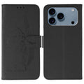 Feather Pattern Litchi Texture Leather Phone Case, For iPhone 17 Pro Max, For iPhone 17 Pro, For iPhone 17, For iPhone Air